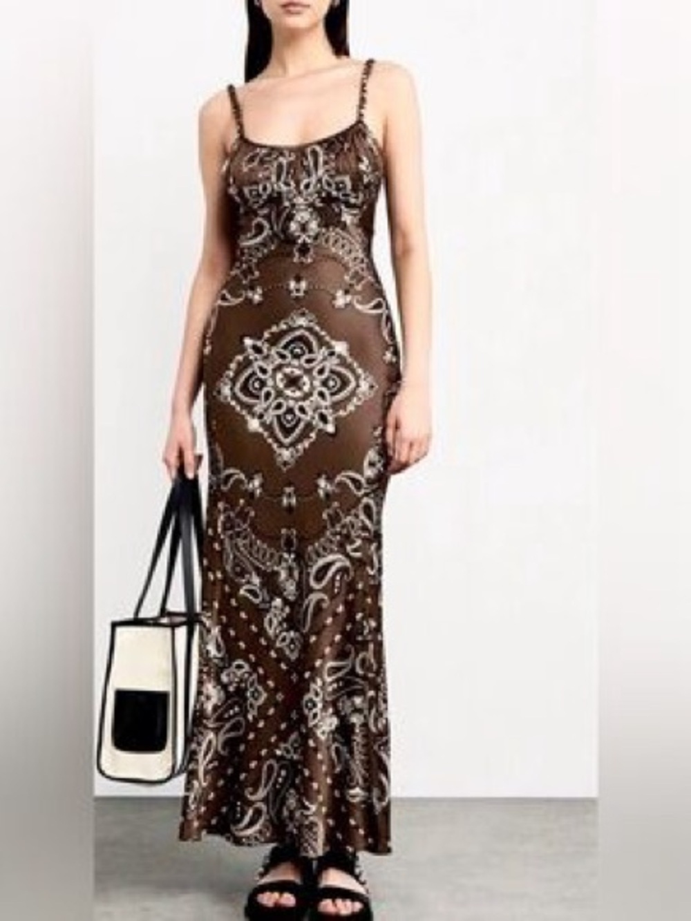 Camila Coelho Western Bandana Print Maxi Dress, Nova Maxi Dress
